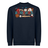 Navy brother baseball Heavyweight Sweatshirt - Zillion Design Studio