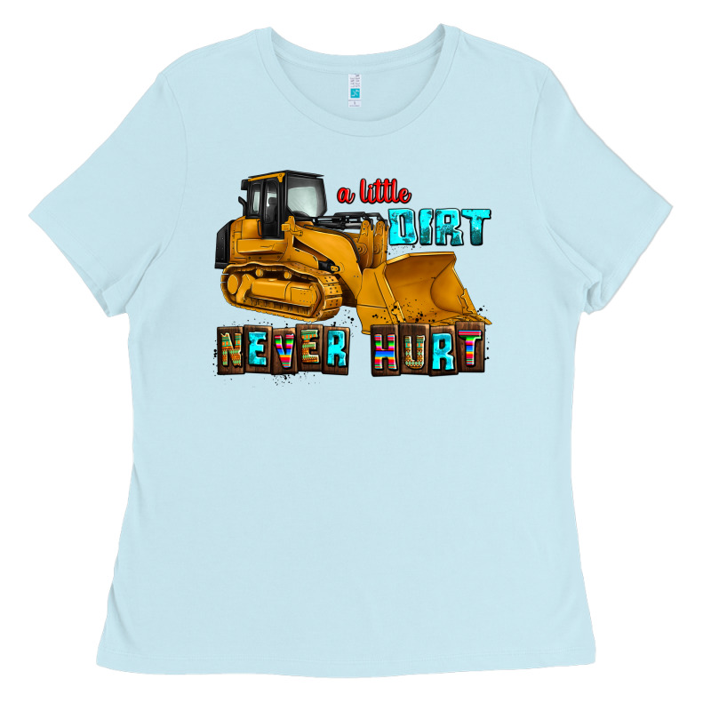 A Little Dirt Never Hurt Ladies Tee by AdoDesignShop | Teevron