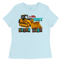 Baby Blue a little dirt never hurt Ladies Tee - AdoDesignShop