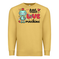 Antique Gold little love machine Premium Sweatshirt - MaliasSmallBusiness