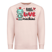 Pale Pink little love machine Premium Sweatshirt - MaliasSmallBusiness