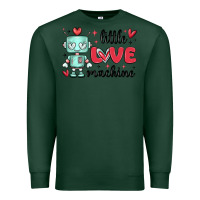 Sports Green little love machine Premium Sweatshirt - MaliasSmallBusiness