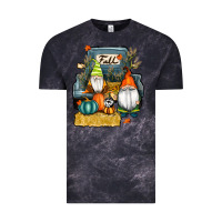 Cloud Black farm truck autumn gnomes Vintage Tee - RanaPortraitStore