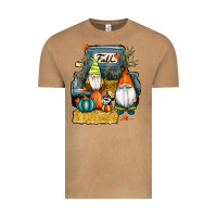 Vintage Camel farm truck autumn gnomes Vintage Tee - RanaPortraitStore