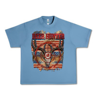 Pebble Blue Deer hunter 4th of july Urban Heavy Tee - CowGirlArtShop