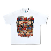 White Deer hunter 4th of july Urban Heavy Tee - CowGirlArtShop