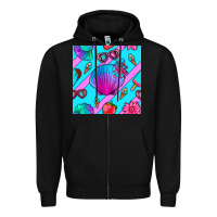 Black sea shell Zipper Hoodie - BundleAndBundleShop