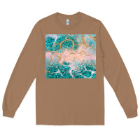 Toasted Coconut turquoise glitter Long Sleeve Tee - JahusDesignShop