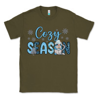 Army Green cozy season gnome coffee Classic Tee - JahusDesignShop