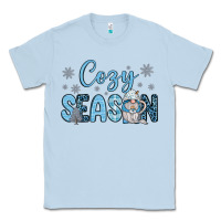 Dusty Blue cozy season gnome coffee Classic Tee - JahusDesignShop