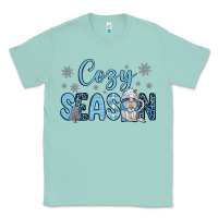 Seafoam cozy season gnome coffee Classic Tee - JahusDesignShop