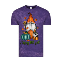 Cloud Purple happy fall y'all gnome Vintage Tee - RanaPortraitStore