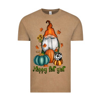 Vintage Coffee happy fall y'all gnome Vintage Tee - RanaPortraitStore