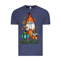 Vintage Denim happy fall y'all gnome Vintage Tee - RanaPortraitStore