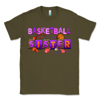 Army Green basketball sıster Classic Tee - AdoDesignShop
