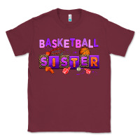 Burgundy basketball sıster Classic Tee - AdoDesignShop