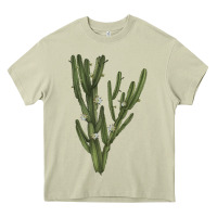 Mossy cereus jamacaru Heavy Core Tee - LillyAllenDesigns