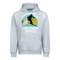 Heather Grey Don t Follow Me I Do Stupid Things Urban Hoodie - Bettercallsaul
