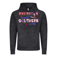 Vintage Black American heart southern soul Vintage Hoodie - texasbilliewilder