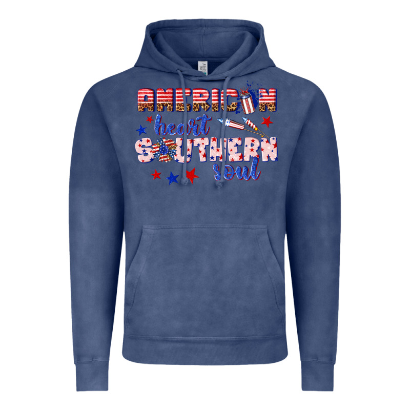 American Heart Southern Soul Vintage Hoodie by texasbilliewilder | Teevron