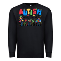 Black autism seeing the world differently Premium Sweatshirt - MaliasSmallBusiness