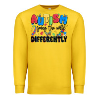 Lemon autism seeing the world differently Premium Sweatshirt - MaliasSmallBusiness
