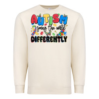 Sandshell autism seeing the world differently Premium Sweatshirt - MaliasSmallBusiness