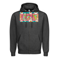 Charcoal Heather hippie and daisys license plate template Zipper Hoodie - Artiststas