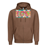 Chestnut hippie and daisys license plate template Zipper Hoodie - Artiststas