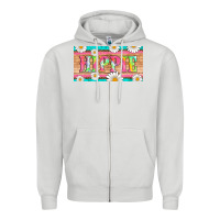 Dove Grey hippie and daisys license plate template Zipper Hoodie - Artiststas