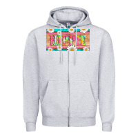 Heather Grey hippie and daisys license plate template Zipper Hoodie - Artiststas