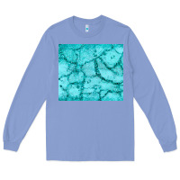 Colony Blue turquoise glitter Long Sleeve Tee - JahusDesignShop