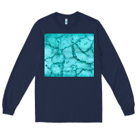 Navy turquoise glitter Long Sleeve Tee - JahusDesignShop
