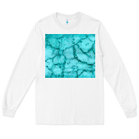 White turquoise glitter Long Sleeve Tee - JahusDesignShop