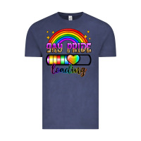 Vintage Denim gay pride loading Vintage Tee - Zillion Design Studio