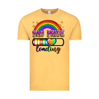 Vintage Mustard gay pride loading Vintage Tee - Zillion Design Studio