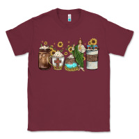 Burgundy san judas coffee Classic Tee - JahusDesignShop