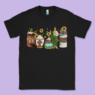 San Judas Coffee Classic Tee Designed By Jahusdesignshop