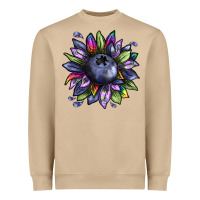 Mushroom blueberry sunflower Heavyweight Sweatshirt - texasbilliewilder