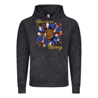 Vintage Black American honey with bee Vintage Hoodie - texasbilliewilder