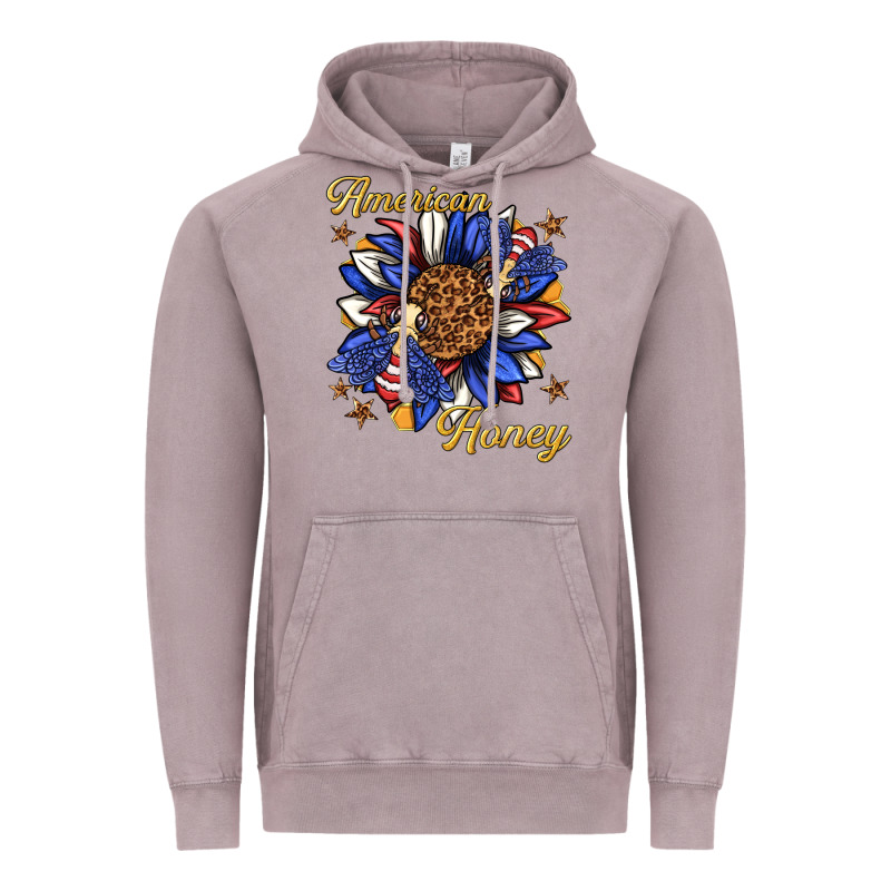 American Honey With Bee Vintage Hoodie by texasbilliewilder | Teevron