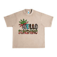 French Oak hello sunshine Urban Heavy Tee - SublimationCraftShop
