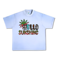 Grape Ice hello sunshine Urban Heavy Tee - SublimationCraftShop