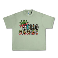 Oil Green hello sunshine Urban Heavy Tee - SublimationCraftShop