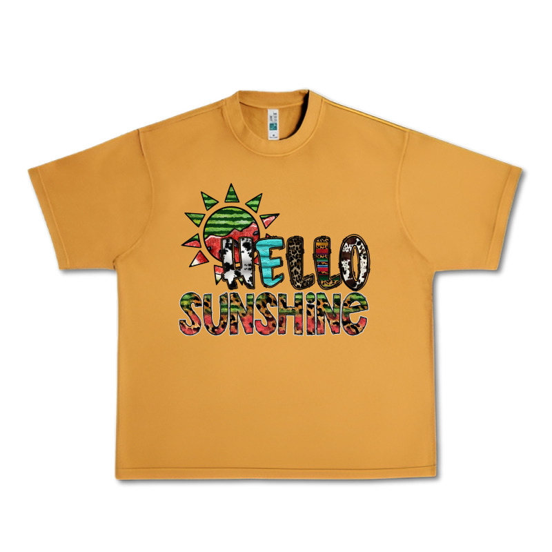 Hello Sunshine Urban Heavy Tee by SublimationCraftShop | Teevron
