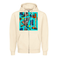 Sandshell construction vehicles Zipper Hoodie - BundleAndBundleShop