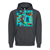 Smoke construction vehicles Zipper Hoodie - BundleAndBundleShop