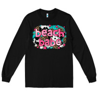 Black beach babe Long Sleeve Tee - AdoDesignShop