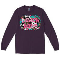 Plum beach babe Long Sleeve Tee - AdoDesignShop