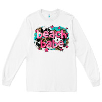 White beach babe Long Sleeve Tee - AdoDesignShop